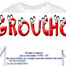 T-shirt, YOUR NAME in GROUCHO, glasses, nose - (Adult 4xLg - 5xLg)