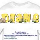 T-shirt, Your NAME in HEDGEHOG, smell the daisies - (Adult 4xLg - 5xLg)