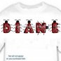 T-shirt, Your Name in LADYBUGS, lady bugs, #1 - (Adult 3xlg)
