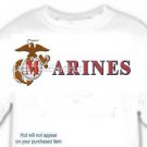 T-shirt, Your in Name in MARINES - (adult 3xlg)