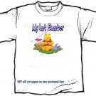 T-shirt , MY 1st EASTER, colored eggs, rabbit - (Adult 4xLg - 5xLg) - personalize w/any 1st name