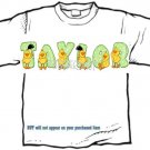 T-shirt YOUR NAME in DUCKS, rainy days - (adult Xxlg)