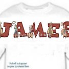 T-shirt, Your Name in RODEO heros, horse, rope - (adult 3xlg)