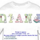 T-shirt YOUR NAME in SEWING buttons pin cushion, needle - (adult 3xlg)