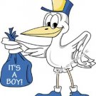 IT'S a BOY, Stork, -- MATERNITY shirt, (small to x Large)