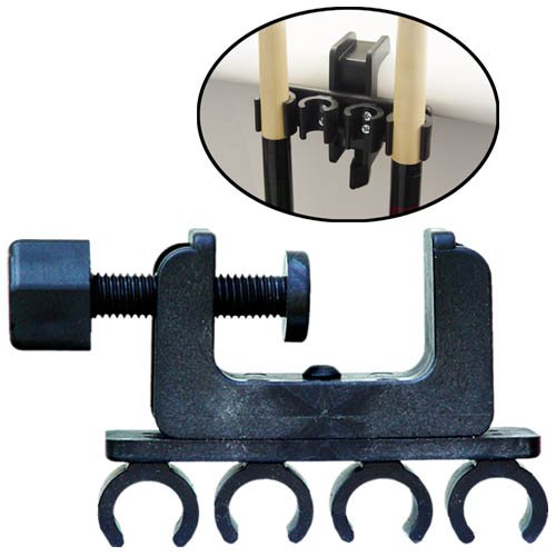 Porper 4 Pool Cue Clamp Holder