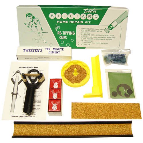 Tweeten's Home Pool Cue Tip Repair Kit