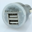 Dual 2 Port USB Car Charger for iPad iPhone 3G 3GS 4G 4GS 4 4S iPod