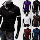 New Casual Men's Stylish Slim Short Sleeve Shirts Fit Checked polo Shirts Offers