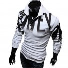 Fashion Design Personalized Slim Tops Letters Printing Long-sleeved Casual POLO Shirts