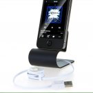 Aluminum USB Dock charging Station Stand Charger with Cable for iPhone 4 4S Rose Black Blue Gray