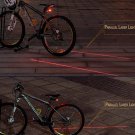 flash mode (5LED+2Laser) Bicycle Rear Lamp, waterproof Bike Laser Tail Light Warning Lamp