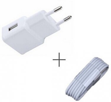 8 pin to USB Data Cable for iPhone 5S + Charger Kit
