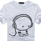 Men short sleeve T-shirt Slim Korean version hollow