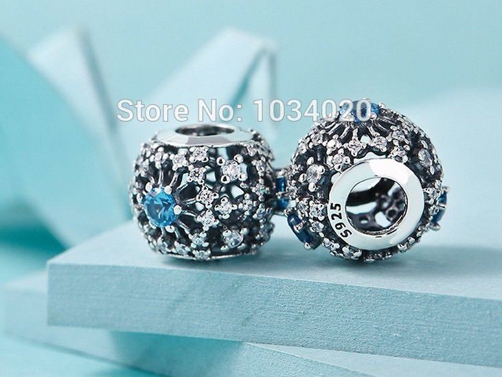 Women Snowflake Charms Fits Stylish Bracelets