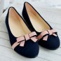 Ladies Flats Shoes Nubuck Leather Flock Women Shose Zapatos