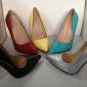 Women Pumps Sexy Red Bottom Pointed Toe High Heels Shoes Woman 2014