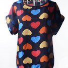 Print O-Neck Tropical Chiffon Women Blouses Short Sleeve