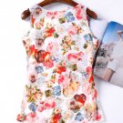 Women Fashion Sleeve Blouses Flower Printed Top