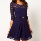 Women Fashion Lace Shirt Slim Wear DRESS Tops