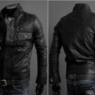 Leather Jacket Men Winter Jackets and Coats Thickening