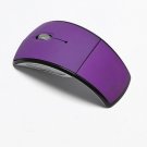 Mini USB 2.4Ghz Snap-in Transceiver Optical Foldable Folding Arc Wireless Mouse