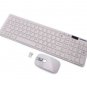 2.4G Wireless Metal Laptop/PC Keyboard +Mouse Keypad Set