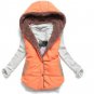 Women Cotton Vest Hoody Jacket Blazer Waistcoat OutWear/ Large Size