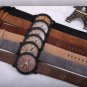 Men Wood +Leather Made Wrist Hand Watche Casual With Leather Strap Watches