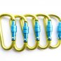 Multi Colors Safety Buckle Lock +Aluminium Hiking Hook
