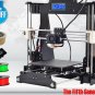 6Material size 210*210*210m High Quality I3 DIY 3d Printer kit 2Roll+ 8GB SD LCD