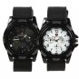 New Sports Canvas Belt Luminous Quartz Wrist watches