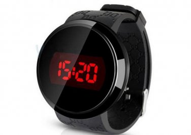 New Waterproof LED Touch Screen Day Date Silicone Digital Watches