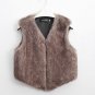 Women Vest Sleeveless Coat Outerwear Long Hair Jacket Waistcoat Large Size