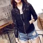 Women Lace Jackets Hollow Out Jacket Women Outwear Coat Large Size