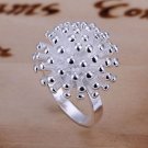 flower 925 silver jewelry Women female wedding rings