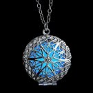 Lucky Round Neck Locket Dark Glow Pendant Glowing Necklace