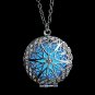 Lucky Round Neck Locket Dark Glow Pendant Glowing Necklace
