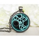 Blue Colour Glow Fashion Pendants and Necklace