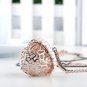 Gold Plated Necklace Zircon Pendants