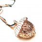 Gold Plated Necklace Zircon Pendants