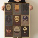 Movie Characters Vintage Poster Gift