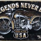 Motorcycle vintage home decor UA-0051 metal Tin signs