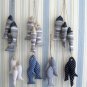 Mediterranean fishes home Decoration wall ornaments Pieces