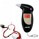 Black LCD Digital Alcohol Breath Analyzer Tester