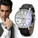 2015 Leather Design Men Wrist hand Watches