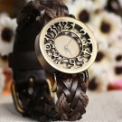 Women Quartz Fashion Dial Classic Vintage Wave Wristwatches