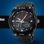 SOLAR POWER LED Digital Quartz Watch Waterproof WATCH