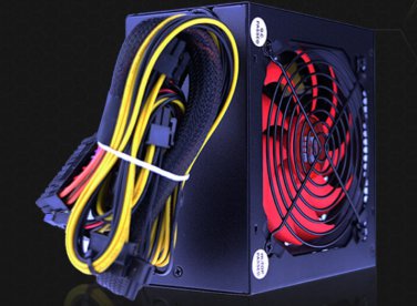 Desktop Power 550W power supply rated 400W main computer chassis with graphics power mute