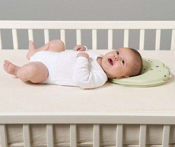 Baby Memory Foam Pillow Prevent Flat Head Infant Pillows Support Newborn